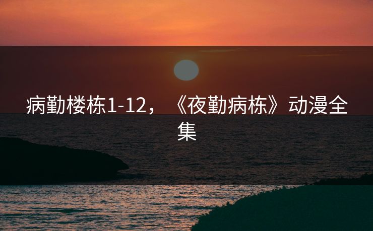 病勤楼栋1-12，《夜勤病栋》动漫全集
